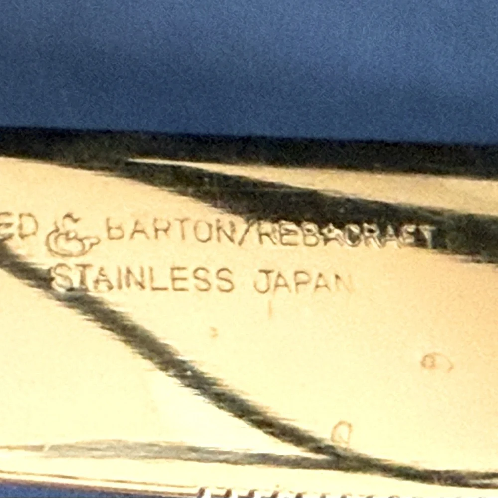 Set of 7 Reed &‎ Barton Rebacraft Japan Stainless Butter Dinner Knives